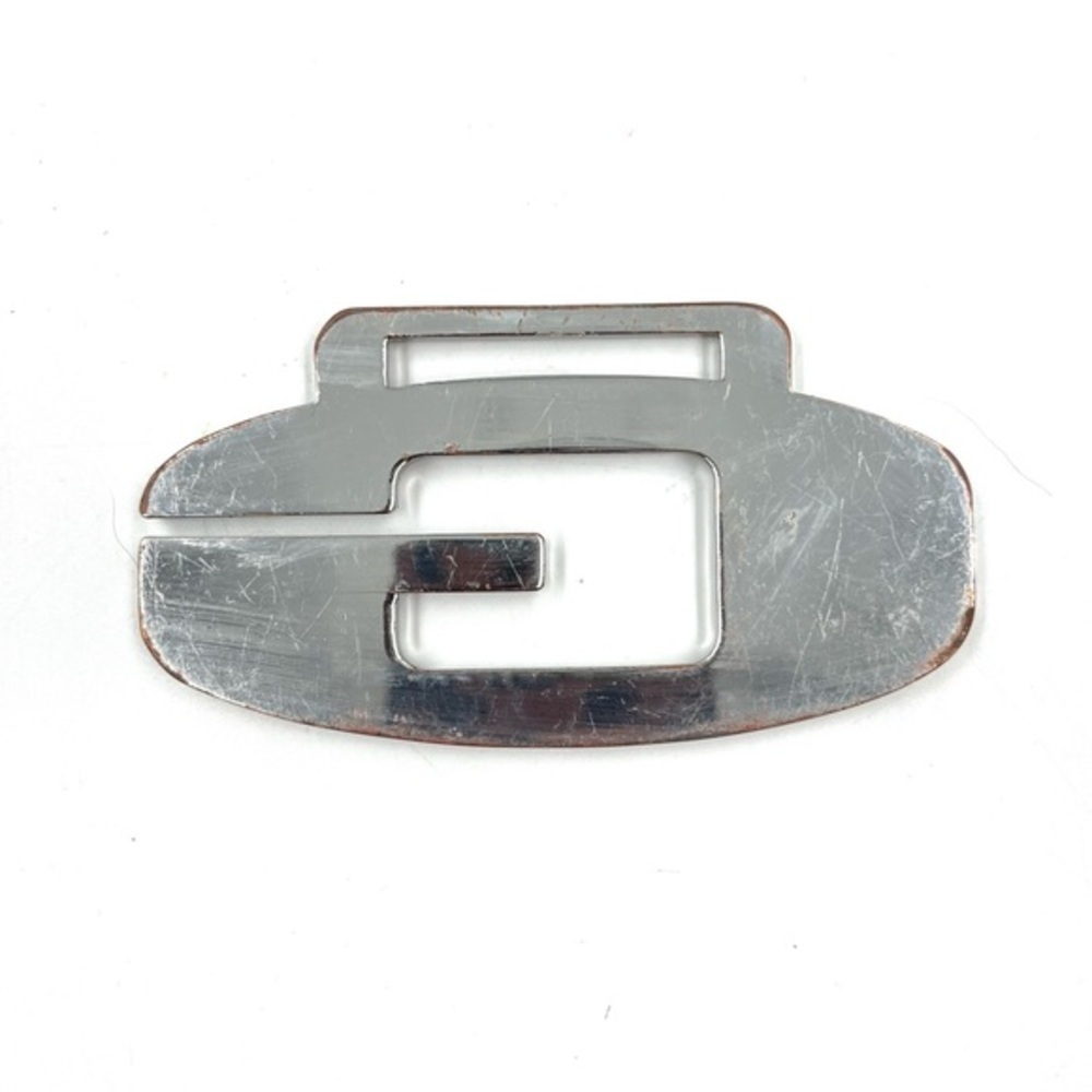 Guess Silver Rhinestone Belt Buckle - Picture 2 of 5